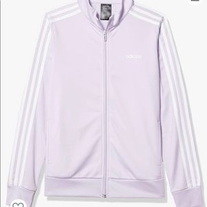 Woman’s lavender Adidas tracksuit jacket new with tags